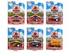 Down on the Farm Series Set of 6 pieces Release 7 1/64 Diecast Models Greenlight 48070SET