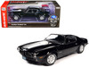 1972 Pontiac Firebird T/A Trans Am Starlight Black White Stripes Class of 1972 American Muscle Series 1/18 Diecast Model Car Auto World AMM1293