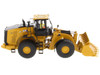 CAT Caterpillar 980 Wheel Loader Yellow with Operator High Line Series 1/50 Diecast Model Diecast Masters 85684