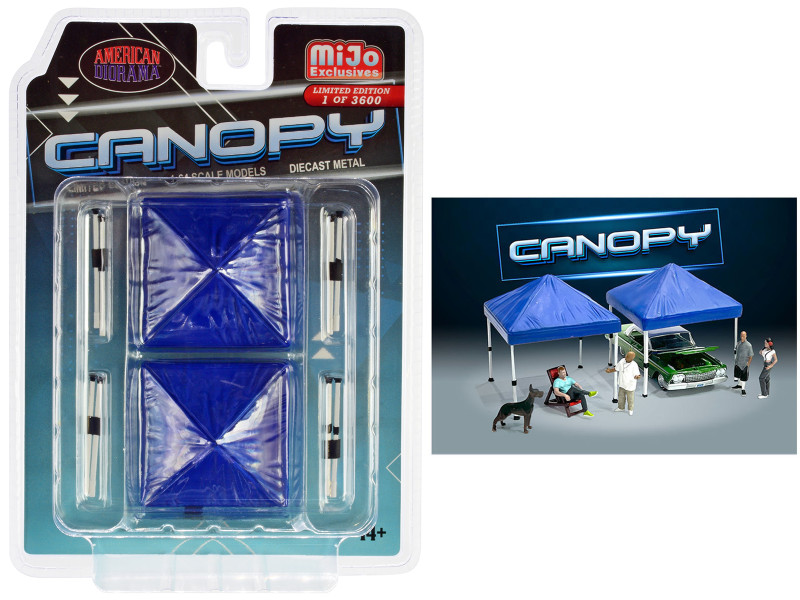 Canopy 2 Piece Set Limited Edition to 3600 pieces Worldwide 1/64 Scale Models American Diorama AD-76517MJ