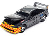 1990s Ford Mustang Race Car 51 Black and Dark Silver Metallic Old Crows 24 Hours of Lemons Limited Edition to 4740 pieces Worldwide Street Freaks Series 1/64 Diecast Model Car Johnny Lightning JLSF025-JLSP295A
