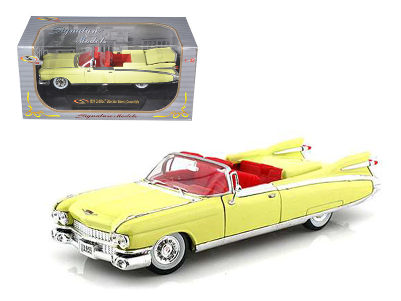 1959 Cadillac Eldorado Biarritz Yellow 1/32 Diecast Car Model Signature Models 32350