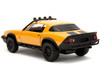 1977 Chevrolet Camaro Off Road Version Yellow Metallic with Black Stripes Transformers Rise of the Beasts 2023 Movie Hollywood Rides Series 1/32 Diecast Model Car Jada 34258