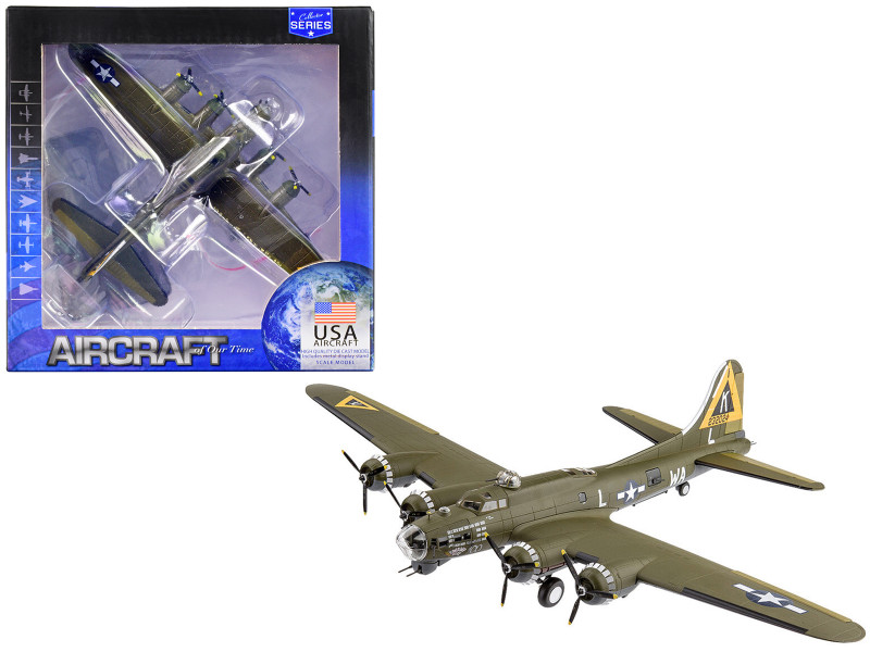 Boeing B 17G Flying Fortress Bomber Aircraft Swamp Fire 524th BS 379th BG Collector Series 1/200 Diecast Model Air Force 1 AF1-0147A