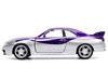 1995 Nissan Skyline GT R BCNR33 Purple and Silver Metallic Fast & Furious Series 1/32 Diecast Model Car Jada