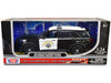 2022 Ford Police Interceptor Utility California Highway Patrol Black and White 1/24 Diecast Model Car Motormax 76991