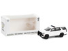 2022 Chevrolet Tahoe Police Pursuit Vehicle PPV White with Light Bar Hot Pursuit Hobby Exclusive Series 1/64 Diecast Model Car Greenlight GL43001L