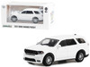 2022 Dodge Durango Pursuit Police Car White Hot Pursuit Hobby Exclusive Series 1/64 Diecast Model Car Greenlight GL43003L