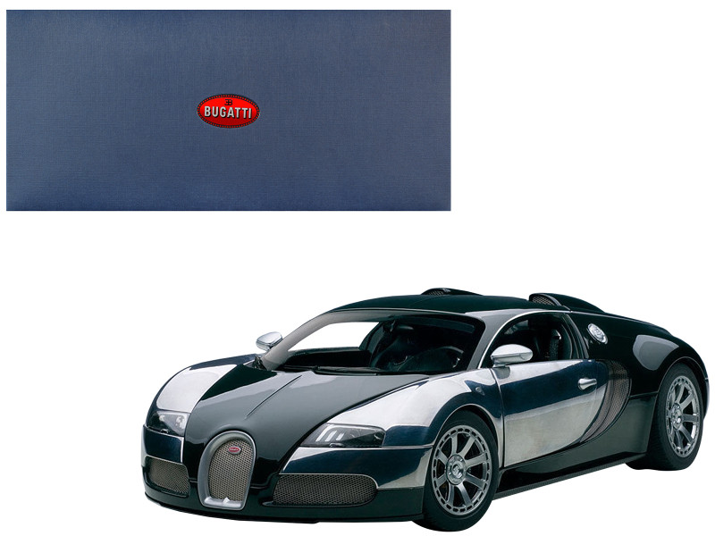  Bugatti EB Veyron L'Edition Centenaire Racing Green Malcolm Campbell 1/18 Diecast Model Car Autoart 770958