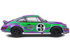 1973 Porsche 911 RSR #3 Purple Hippy Tribute Competition Series 1/18 Diecast Model Car Solido S1801117