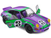 1973 Porsche 911 RSR #3 Purple Hippy Tribute Competition Series 1/18 Diecast Model Car Solido S1801117