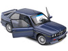 1990 BMW E30 M3 Alpina B6 3.5S Mauritus Blue Metallic 1/18 Diecast Model Car Solido S1801520