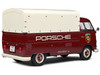1950 Volkswagen T1 Pickup Truck Camper Shell Dark Red Porsche Service 1/18 Diecast Model Car Solido S1806707