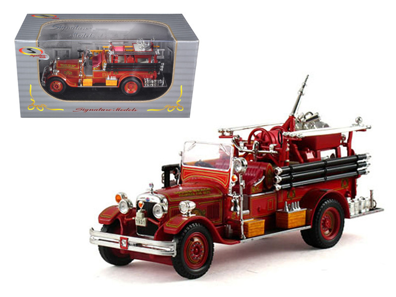 1931 Seagrave Fire Engine Red 1/32 Diecast Model Car Signature Models 32380 