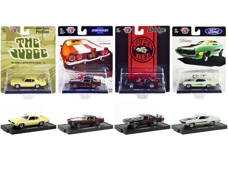 Auto-Drivers Set 4 pieces Blister Packs Release 95 Limited Edition 9600 pieces Worldwide 1/64 Diecast Model Cars M2 Machines 11228-95