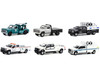Dually Drivers Set of 6 Trucks Series 12 1/64 Diecast Model Cars Greenlight 46120SET