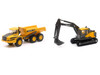 Volvo Construction Vehicles Set of 3 pieces Diecast Models New Ray NR32095