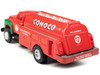 1954 Ford Tanker Truck Red and Green Conoco 1/87 (HO) Scale Model Classic Metal Works 30649