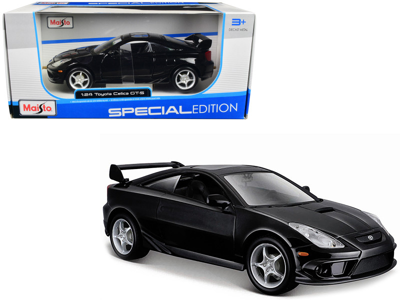 Toyota Celica GT S Black Special Edition Series 1/24 Diecast Model Car Maisto 31237BK