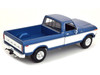 1979 Ford F 150 Ranger Pickup Truck Blue Metallic and Cream Special Edition 1/18 Diecast Model Car Maisto 31462BL