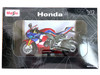 Honda CBR1000RR R Fireblade SP Red with White and Blue Graphics with Stand 1/12 Diecast Motorcycle Model Maisto 32705RBW
