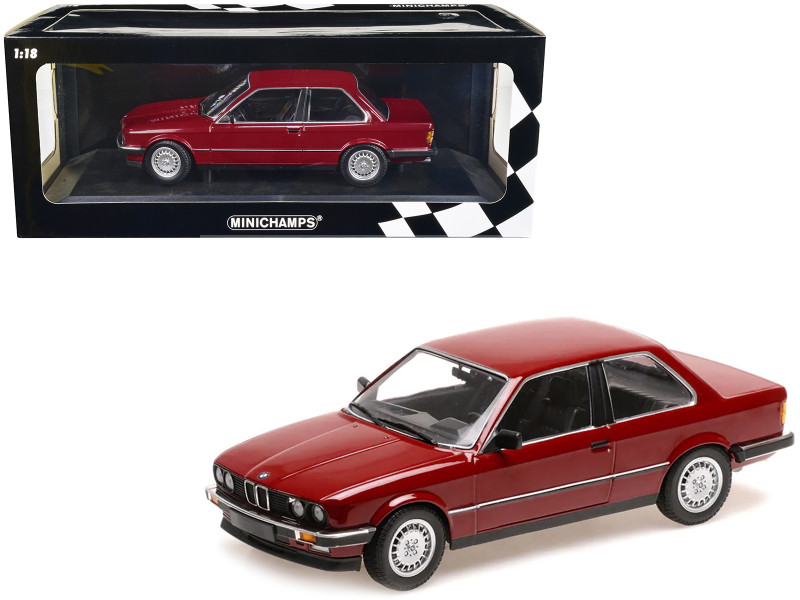1982 BMW 323i Carmine Red 1/18 Diecast Model Car Minichamps 155026008