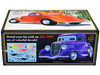 Skill 2 Model Kit 1934 Ford Street Rod 5 Window Coupe 1/25 Scale Model AMT AMT1384