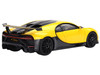 Bugatti Chiron Pur Sport Yellow and Black 1/18 Model Car Top Speed TS0388