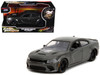 2021 Dodge Charger SRT Hellcat Gray Metallic Fast X 2023 Movie Fast & Furious Series 1/32 Diecast Model Car Jada 34473