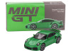 Porsche 911 Turbo S Python Green Limited Edition to 3000 pieces Worldwide 1/64 Diecast Model Car True Scale Miniatures MGT00525
