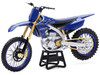 Yamaha YZ450F Dirt Bike Motorcycle Blue and Black 1/6 Diecast Model New Ray 49703