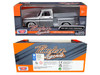 1966 GMC C1000 Fenderside Pickup Truck Silver Metallic Timeless Legends Series 1/24 Diecast Model Car Motormax 79379s