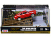 1974 AMC Hornet Red with White Stripes James Bond 007 The Man with the Golden Gun 1974 Movie with Display 1/64 Diecast Model Car Motormax 79822