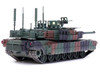 General Dynamics M1A2 Abrams TUSK II MBT Main Battle Tank NATO Camouflage Armor Premium Series 1/72 Diecast Model Panzerkampf 12210PB
