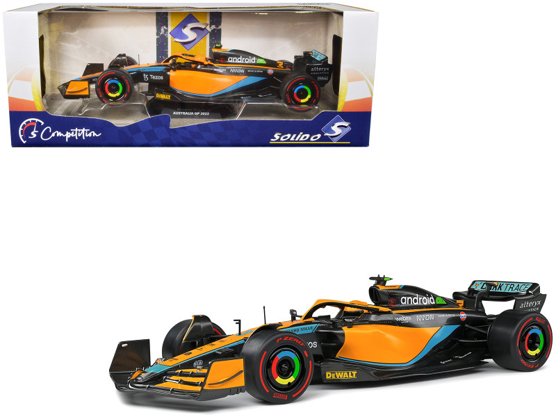 McLaren MCL36 #3 Daniel Ricciardo Formula One F1 Australia GP 2022 Competition Series 1/18 Diecast Model Car Solido S1809101