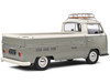 1968 Volkswagen T2 Pickup Truck Gray White Roofrack 1/18 Diecast Model Car Solido S1809402