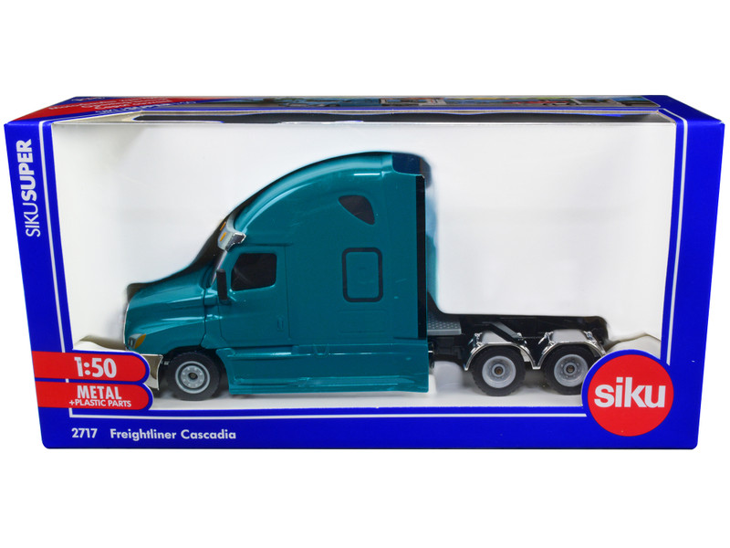 Freightliner Cascadia Tractor Truck Teal 1/50 Diecast Model Siku SK2717