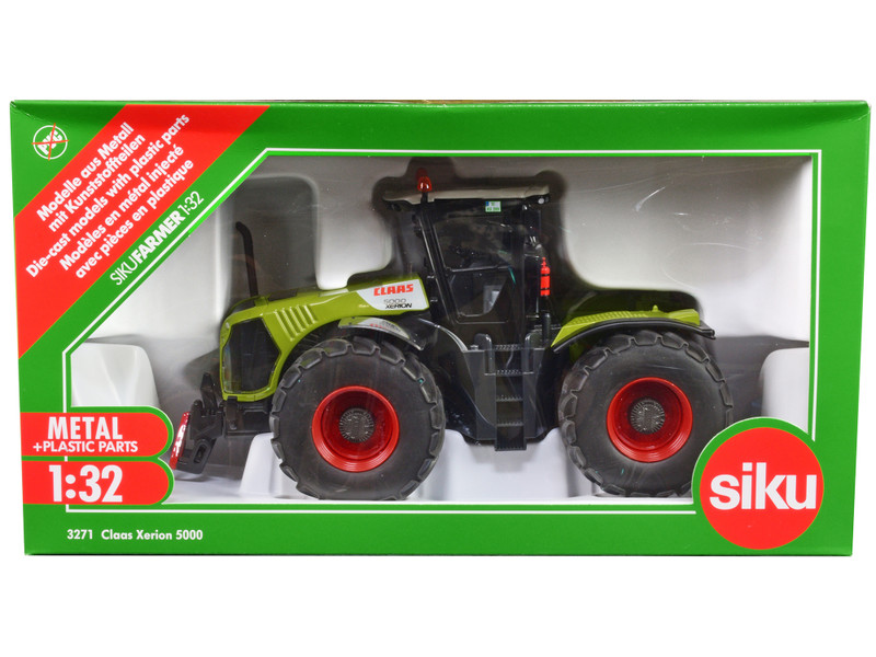 Claas 5000 Xerion Tractor Green with Gray Top 1/32 Diecast Model Siku SK3271