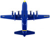 Lockheed C 130 Hercules Transport Aircraft Fat Albert Blue Angels 1/200 Diecast Model Airplane Postage Stamp PS5330-2