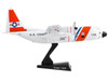 Lockheed C 130 Hercules Transport Aircraft Variant H United States Coast Guard 1/200 Diecast Model Airplane Postage Stamp PS5330-5