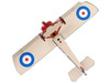 Sopwith FI Camel Fighter Aircraft Captain Arthur Roy Brown Royal Air Force 1/63 Diecast Model Airplane Postage Stamp PS5350-2