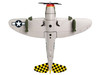 Republic P 47 Thunderbolt Fighter Aircraft Big Stud United States Army Air Force 1/100 Diecast Model Airplane Postage Stamp PS5359-2