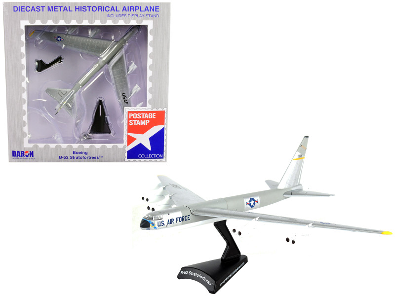 Boeing B 52 Stratofortress Bomber Aircraft United States Air Force 1/300 Diecast Model Airplane Postage Stamp PS5391-2