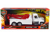 Freightliner 114SD Tow Truck White and Red Long Haul Trucker Series 1/32 Diecast Model New Ray 11023