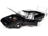 1969 Dodge Charger Daytona X9 Black with White Interior and Tail Stripe American Muscle Series 1/18 Diecast Model Car Auto World AMM1310
