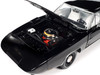 1969 Dodge Charger Daytona X9 Black with White Interior and Tail Stripe American Muscle Series 1/18 Diecast Model Car Auto World AMM1310