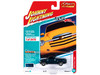 2005 Chevrolet SSR Pickup Truck Bermuda Blue Metallic with White Stripes Classic Gold Collection Series Limited Edition to 8476 pieces Worldwide 1/64 Diecast Model Car Johnny Lightning JLCG030-JLSP279A