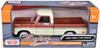 1969 Ford F 100 Pickup Truck Brown Metallic and Cream Timeless Legends 1/24 Diecast Model Car Motormax 79315brcrm