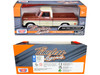 1969 Ford F 100 Pickup Truck Brown Metallic and Cream Timeless Legends 1/24 Diecast Model Car Motormax 79315brcrm