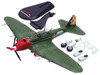 Ilyushin IL 2M3 Sturmovik Aircraft Green Double Hero of the Soviet Union Nelson Stepanyan Soviet Air Force 1/72 Diecast Model Airplane Legion LEG-14629LD